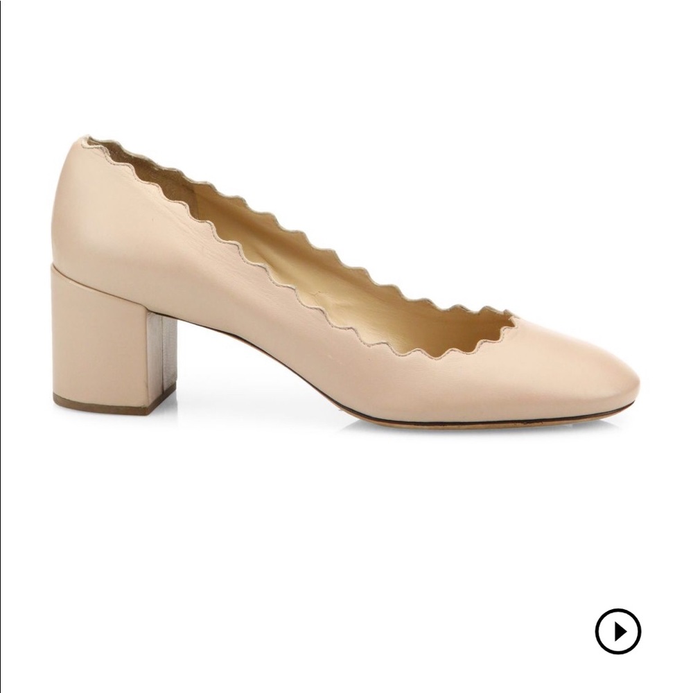 Authentic Chloe Lauren Scallop Pump 39